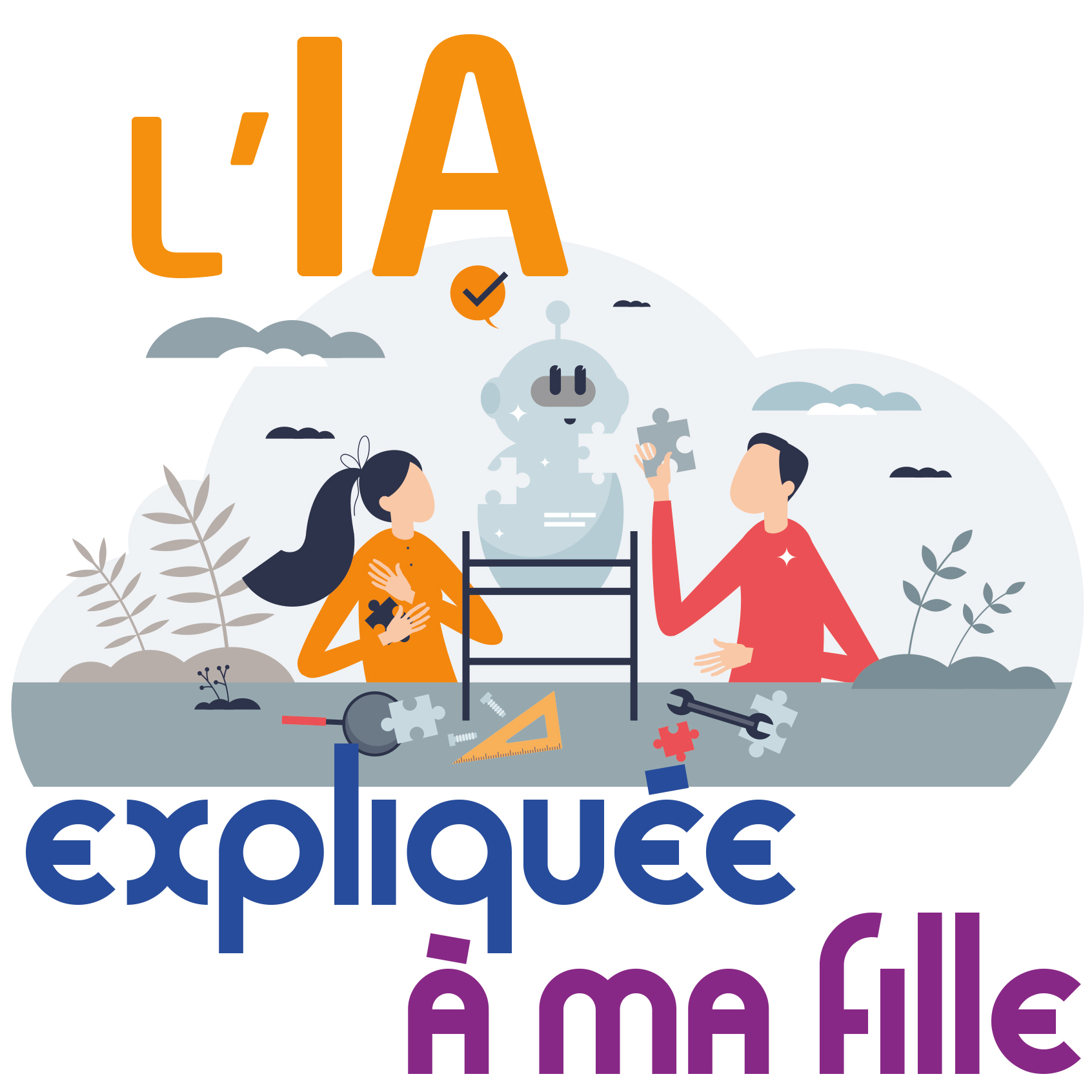 L'IA expliquée à ma fille - Couverture du livre